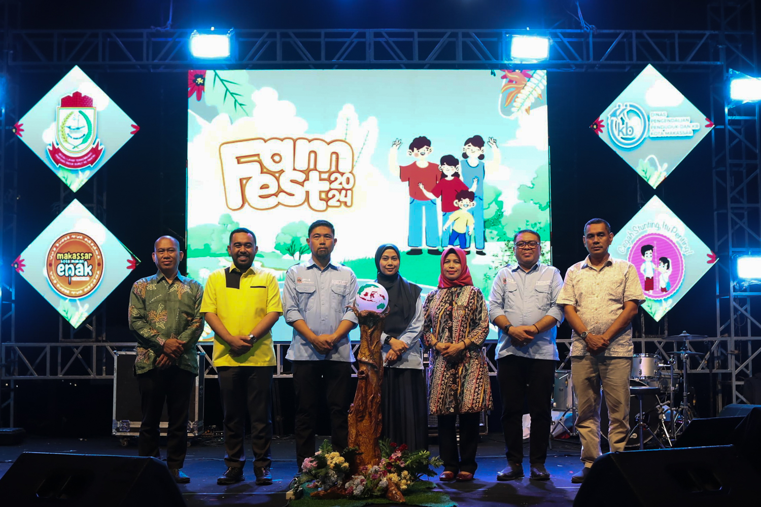 Pjs Wali Kota Makassar, Fams Festival 2024 Momentum Wujudkan Keluarga Bahagia