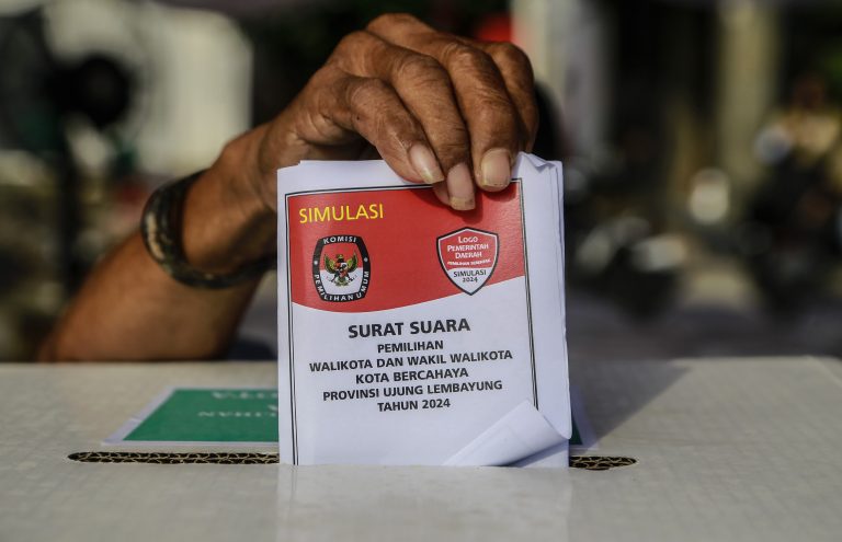 Simulasi Pemungutan Suara Pilkada 2024 di Ternate Berjalan Lancar
