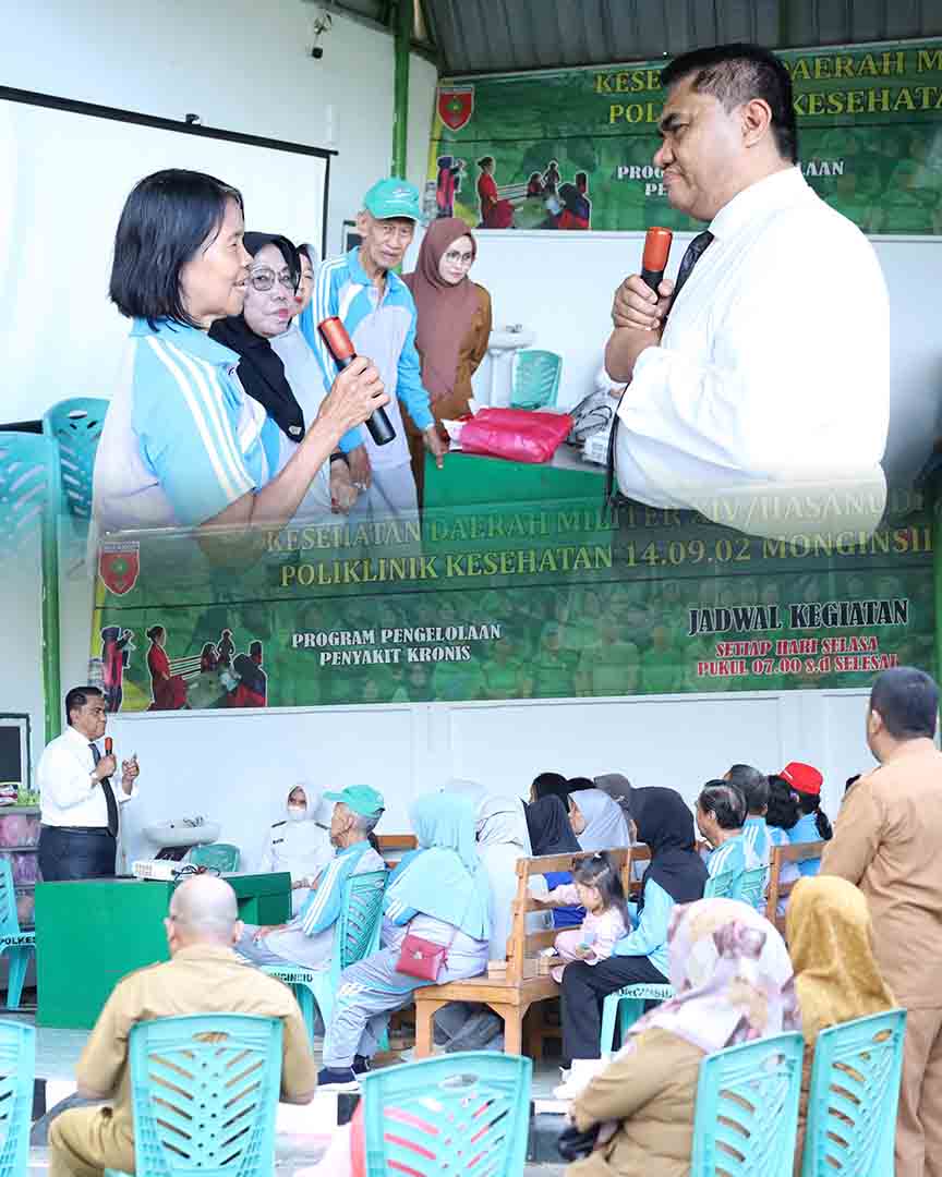 Sekolah Lansia Monginsidi Gelar Edukasi Gizi untuk Lansia
