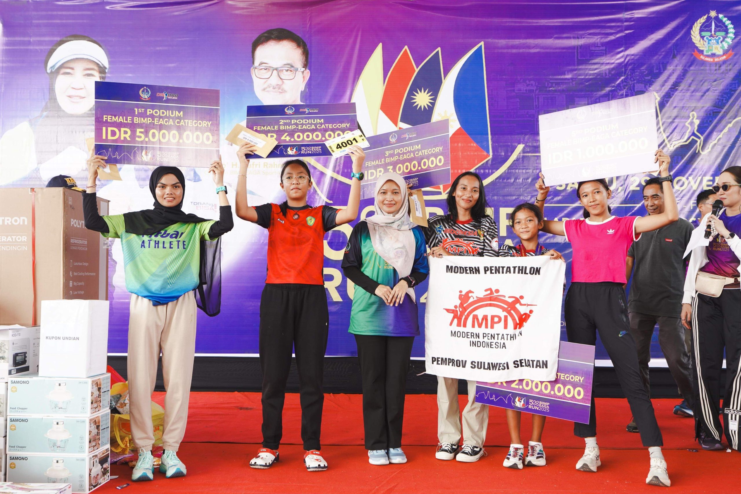 Akifa, Pelari Cilik 10 Tahun yang Tembus Podium 5K Run BIMP-EAGA 2025