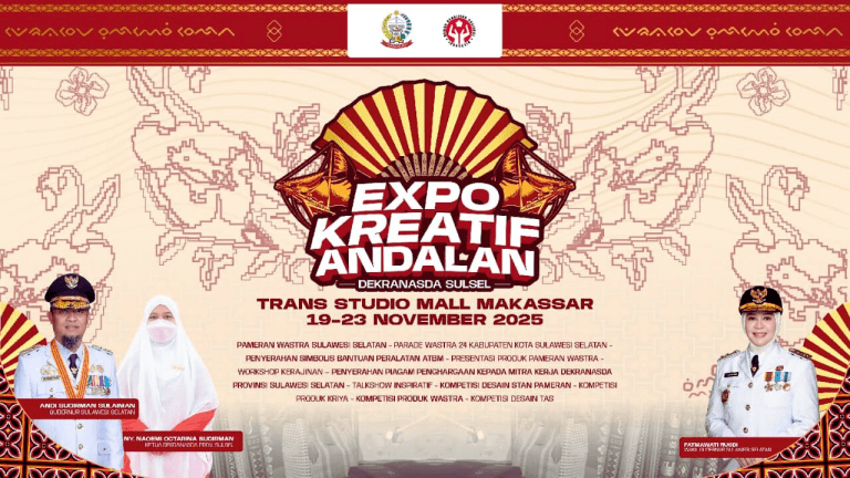 Expo Kreatif Andalan 2025 Hadirkan Produk Unggulan 24 Kabupaten/Kota di Sulsel